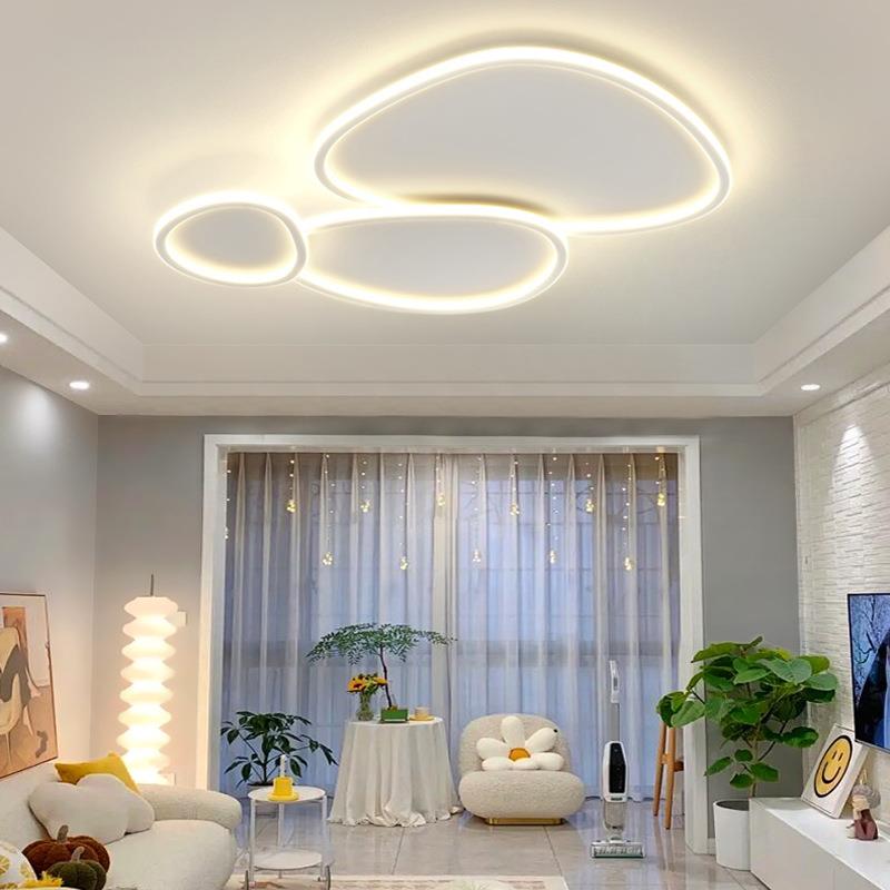 客厅灯2022年新款简约现代大气极简超薄吸顶广东中山灯具套餐组合