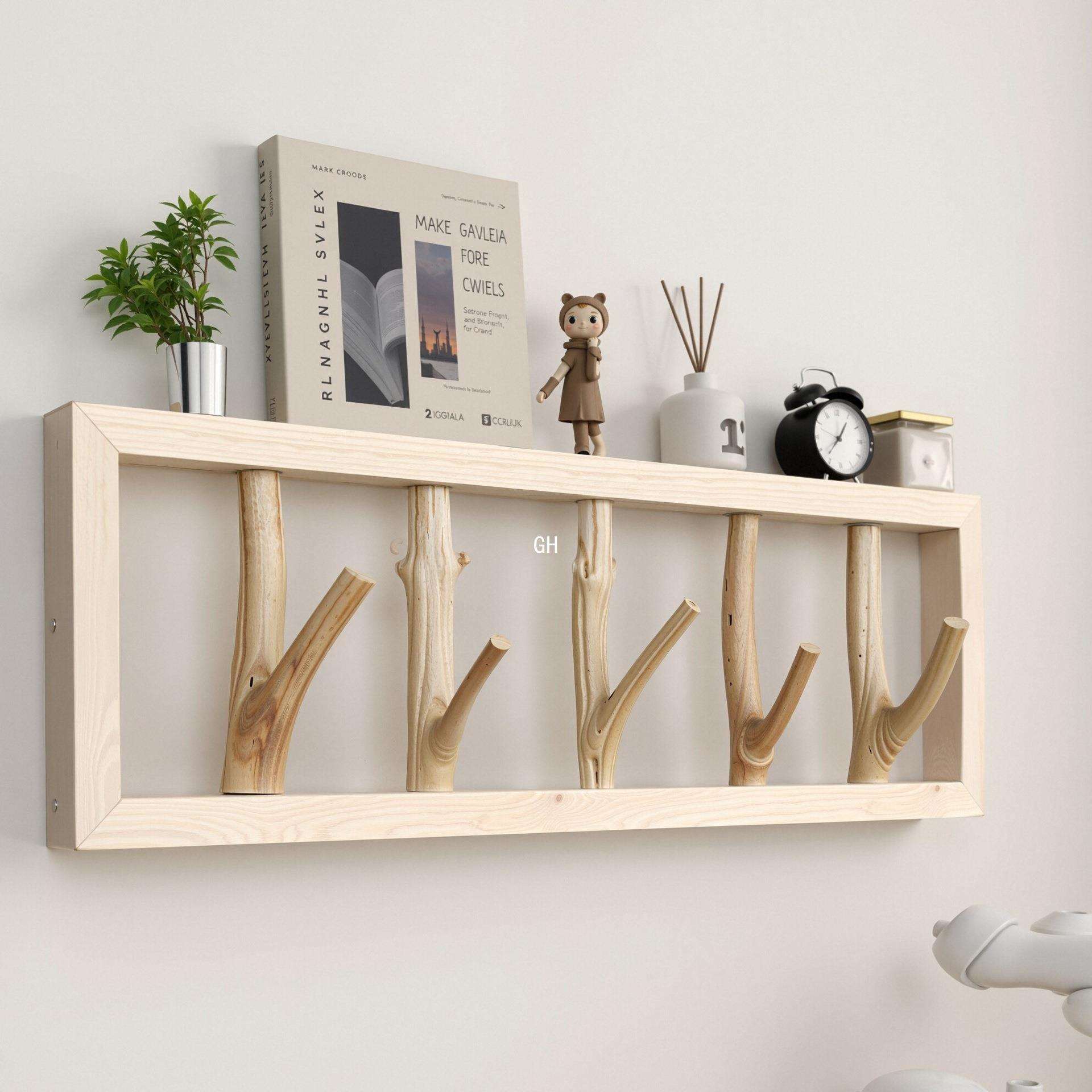 衣帽钩服装衣架门口玄关手工装饰童装店民宿置物架壁挂钥匙挂钩墙