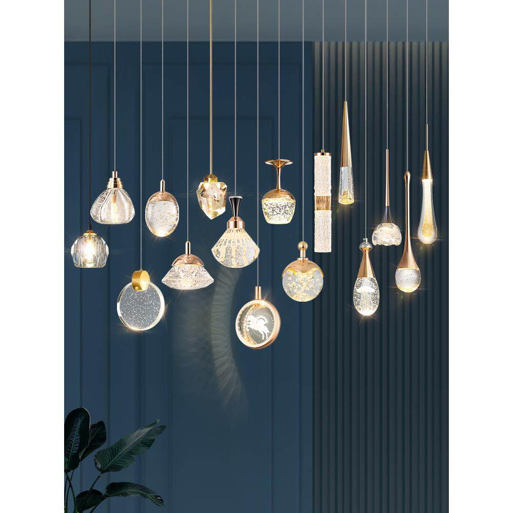 卧室床头吊灯简约轻奢水晶球个性网红艺术客厅装饰氛围长线小吊灯,农机/农具/农膜,播种栽苗器/地膜机,淘宝优惠券,粉丝福利购,淘宝优惠卷