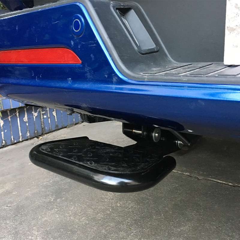 21款DMAX后踏板REVO后蹬板VIGO脚踏杠RANGER自动收伸踏板皮卡改装