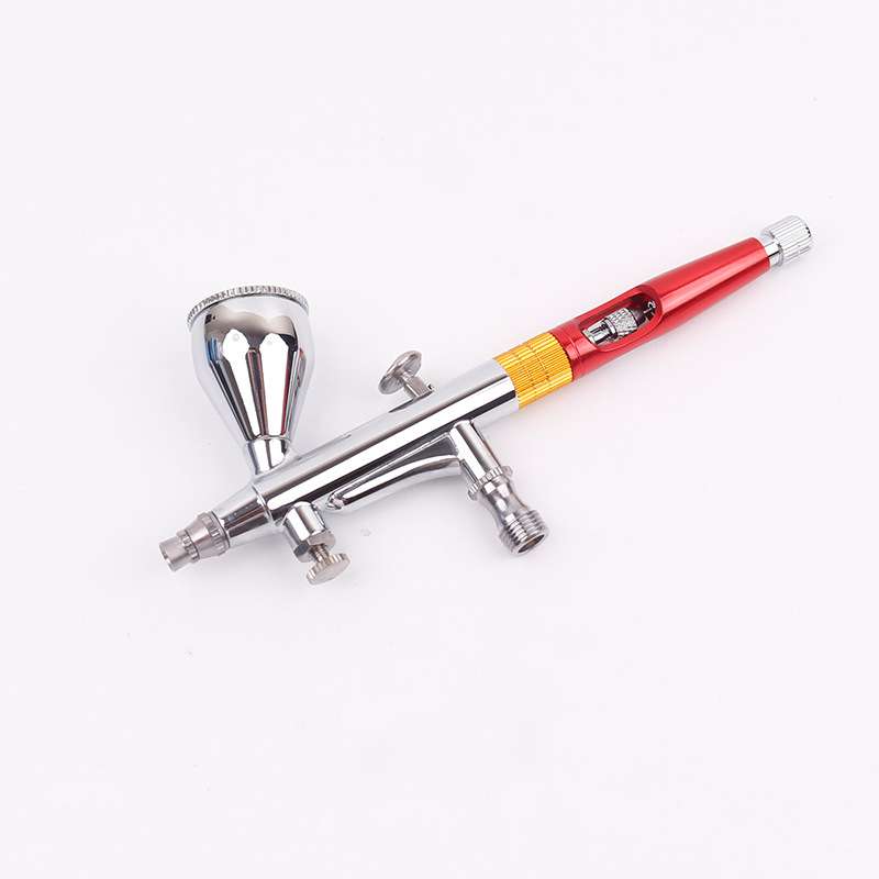 HD180模型喷笔0.3口径可换料壶带手感调节功能双动可调压