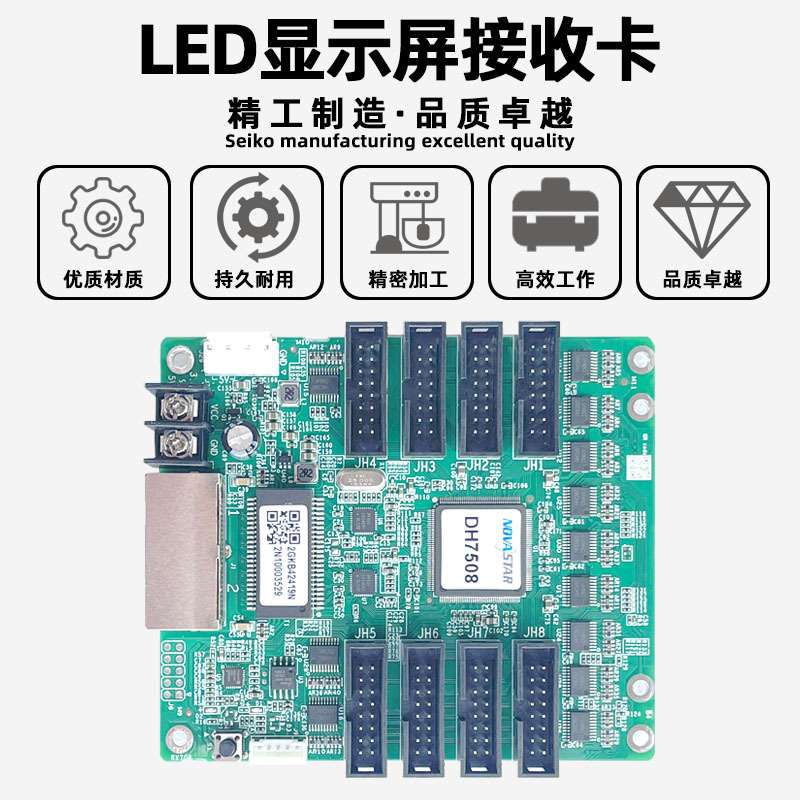 诺瓦DH7508-S电子屏接收卡全彩大屏幕LED显示屏广告屏视频控制卡