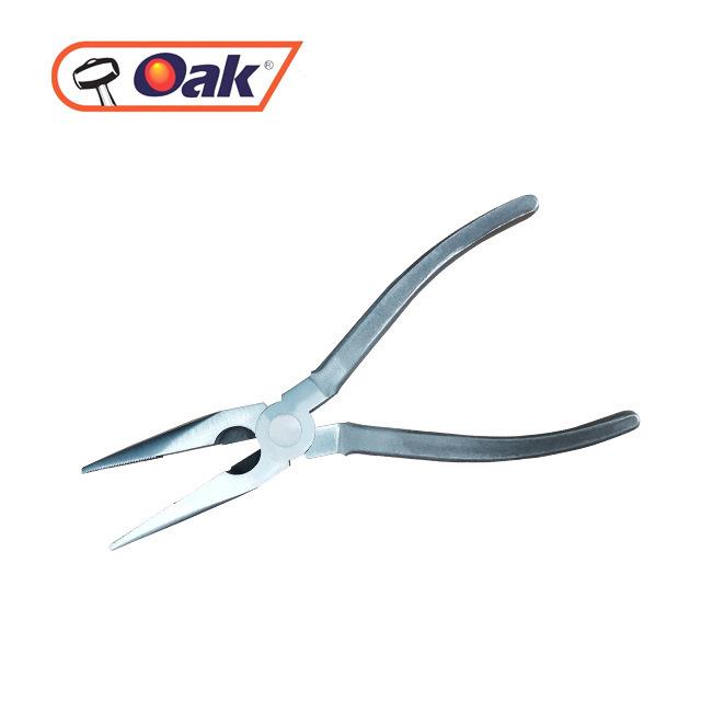 可搭配防滑塑胶手柄易握好操作 无磁钛合金尖嘴钳