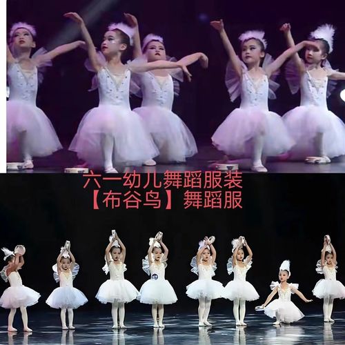 儿童六一演出服布谷鸟舞蹈服小风筝演出服爱跳舞的小怪兽芭蕾裙