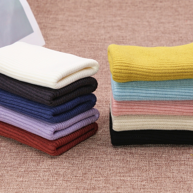 弹力加厚松紧边针织布料儿童裤脚收口羽绒服袖口螺纹服装面料辅料