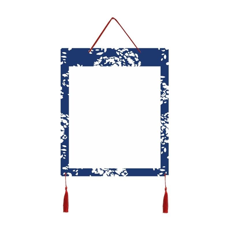 古风糙面创意彩色边框雾面卡纸加厚绘画裱框纸儿童素描幼儿绘画纸