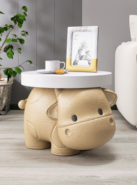 可爱牛牛玄关家用换鞋凳家居饰品门口凳子摆件客厅乔迁新居送礼品