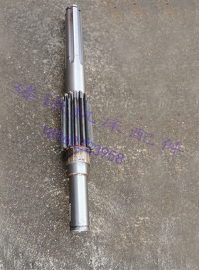 临清Z5140A立钻配件水平轴常州大河丹东Z5150A 5125 齿轮轴花键轴