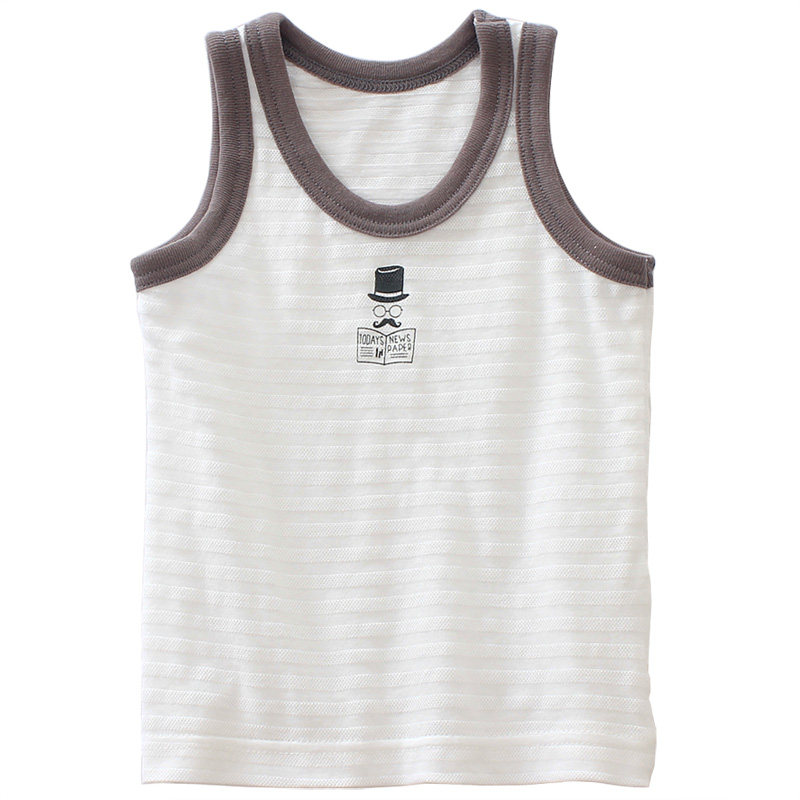 3件装男童纯棉背心网眼提花透气儿童宝宝男孩全棉薄款弹力上衣,童装/婴儿装/亲子装,背心吊带,淘宝优惠券,粉丝福利购,淘宝优惠卷