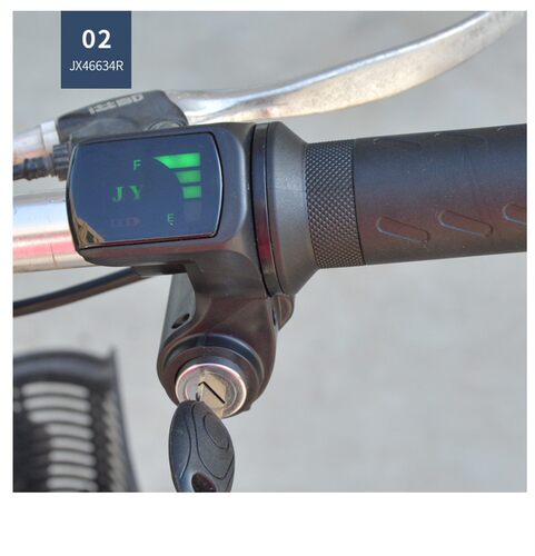 48V锂电代驾电动车转把带电门锁电量显示液晶油门加速把手加速器