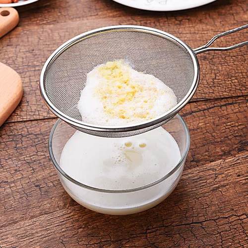 密漏勺商用80目超密304不锈钢过滤勺厨房滤油勺滤网豆浆漏网油格