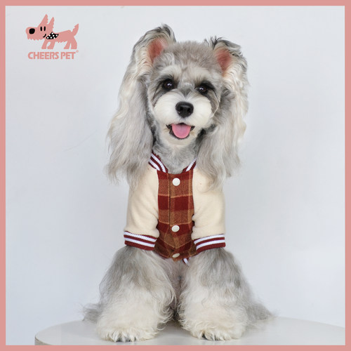 狗狗衣服秋冬款两脚棒球服