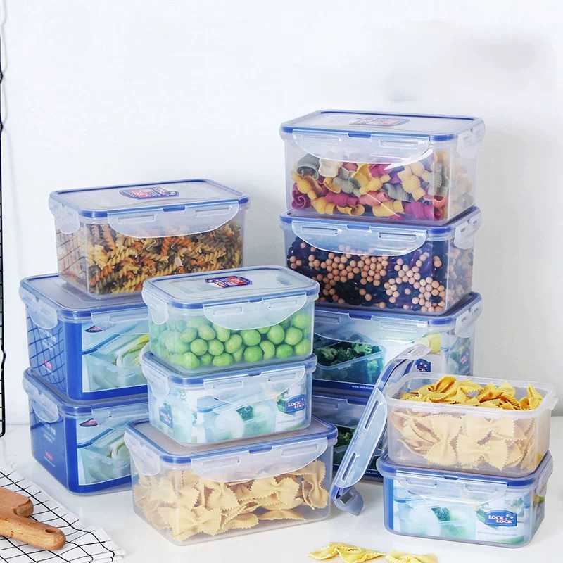 乐扣塑料保鲜盒正品厨房冰箱便携密封储物收纳饭盒盒子便当盒礼品图片