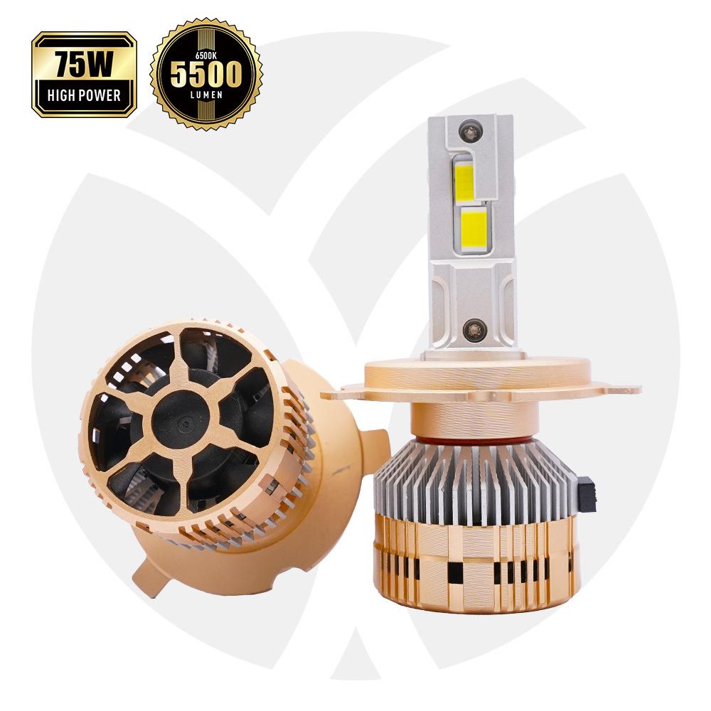 跨境新款LED汽车大灯高亮聚光无损安装厂家通用h7H11led车灯