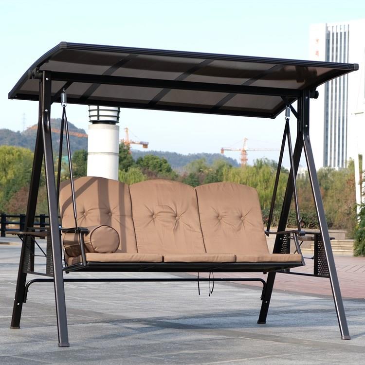 户外秋千吊椅摇椅巴拿马三人吊椅别墅阳台花园摇摇椅秋千