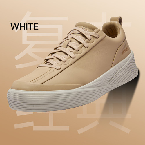 Saucony索康尼WHITE牛皮跑步鞋