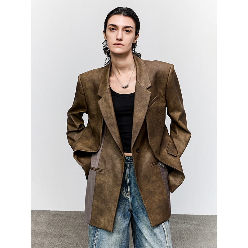 NUMBERHERE宽松西服长袖