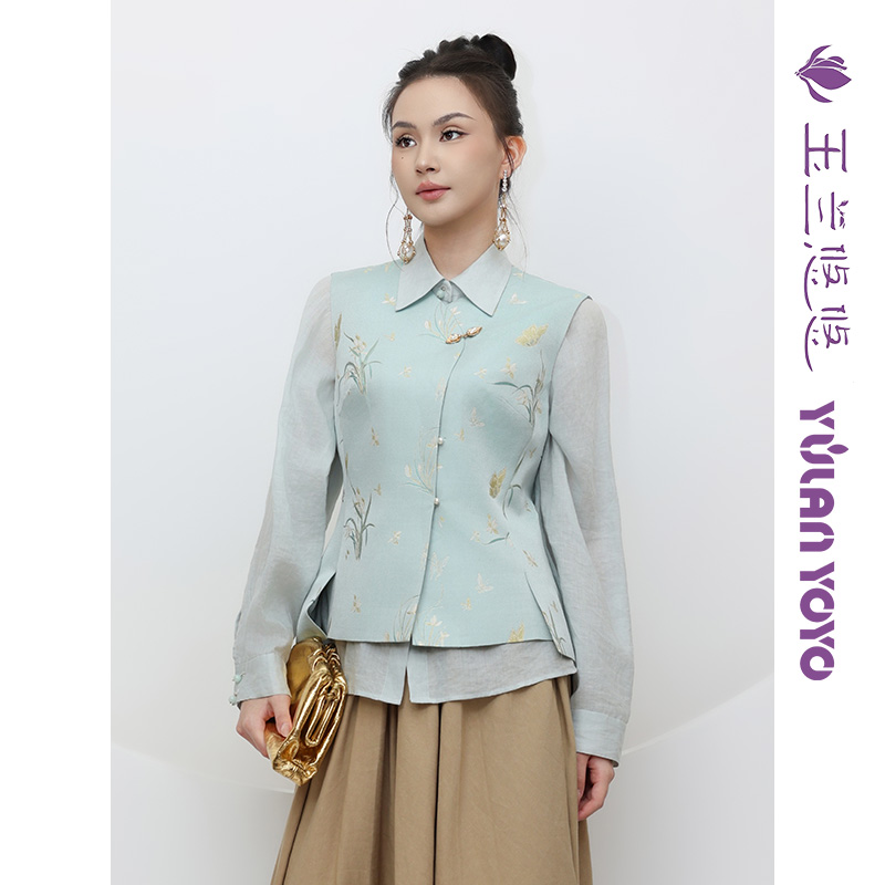 新中式马甲女2025新款