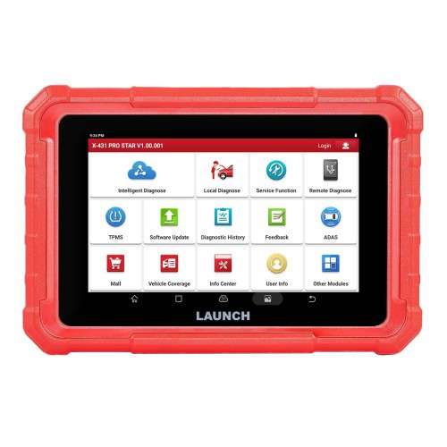 LAUNCH X-431 PRO STAR支持31特殊功能及CAN FD和DOIP协议 海外版