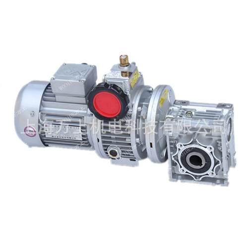 NMRV50-100-Y0.75-F1小型减速器带电机齿轮箱NRV63-7.5-F2减速器