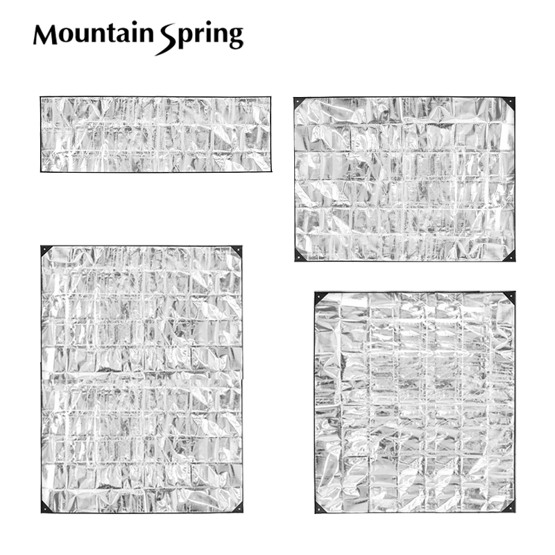 山之泉户外超轻铝膜地席单双三四人双面铝箔UL轻量化防潮垫野餐垫