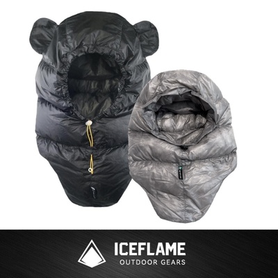 ICEFALME冰焰800蓬羽绒帽