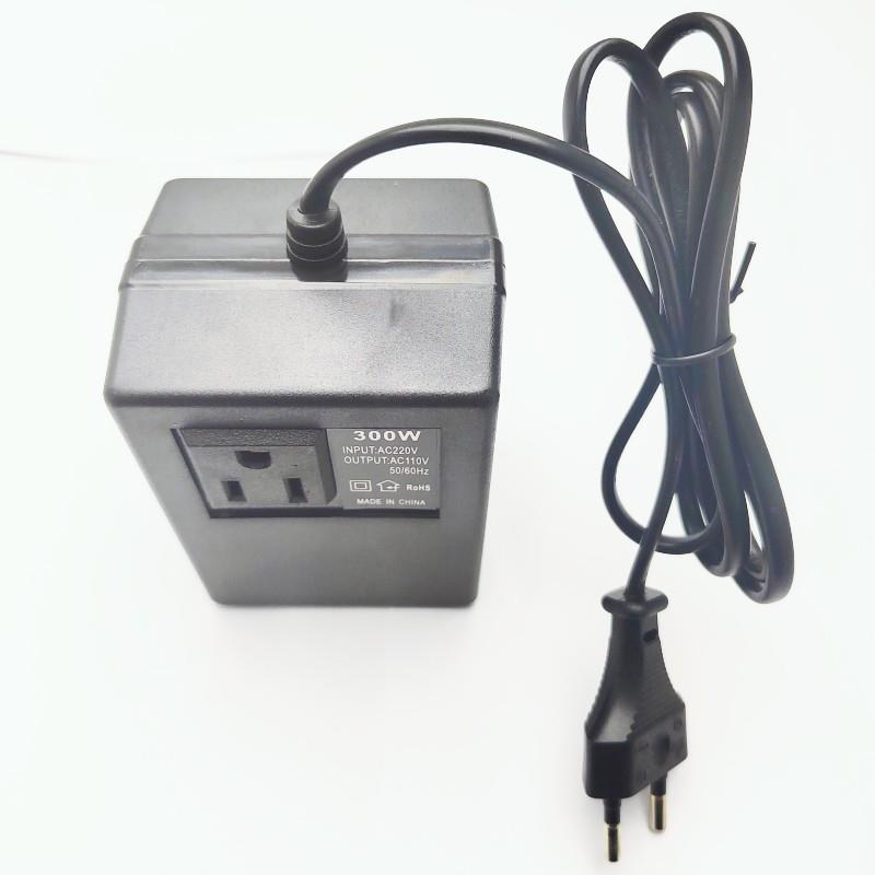 220V转110V300W欧规电压转换器 110V自耦变压器 300W转换器