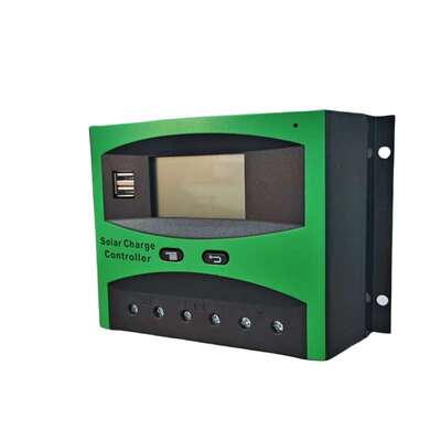 太阳能控制器12v24v通用全自动户外供电光伏板充电系统升压控制器