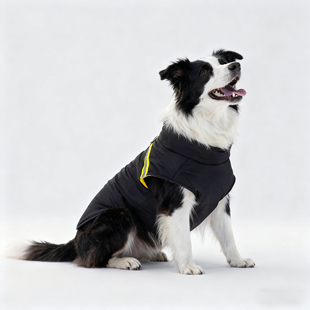 狗狗衣服秋冬加绒加厚保暖马甲棉衣拉布拉多边牧罗威纳大型犬衣服