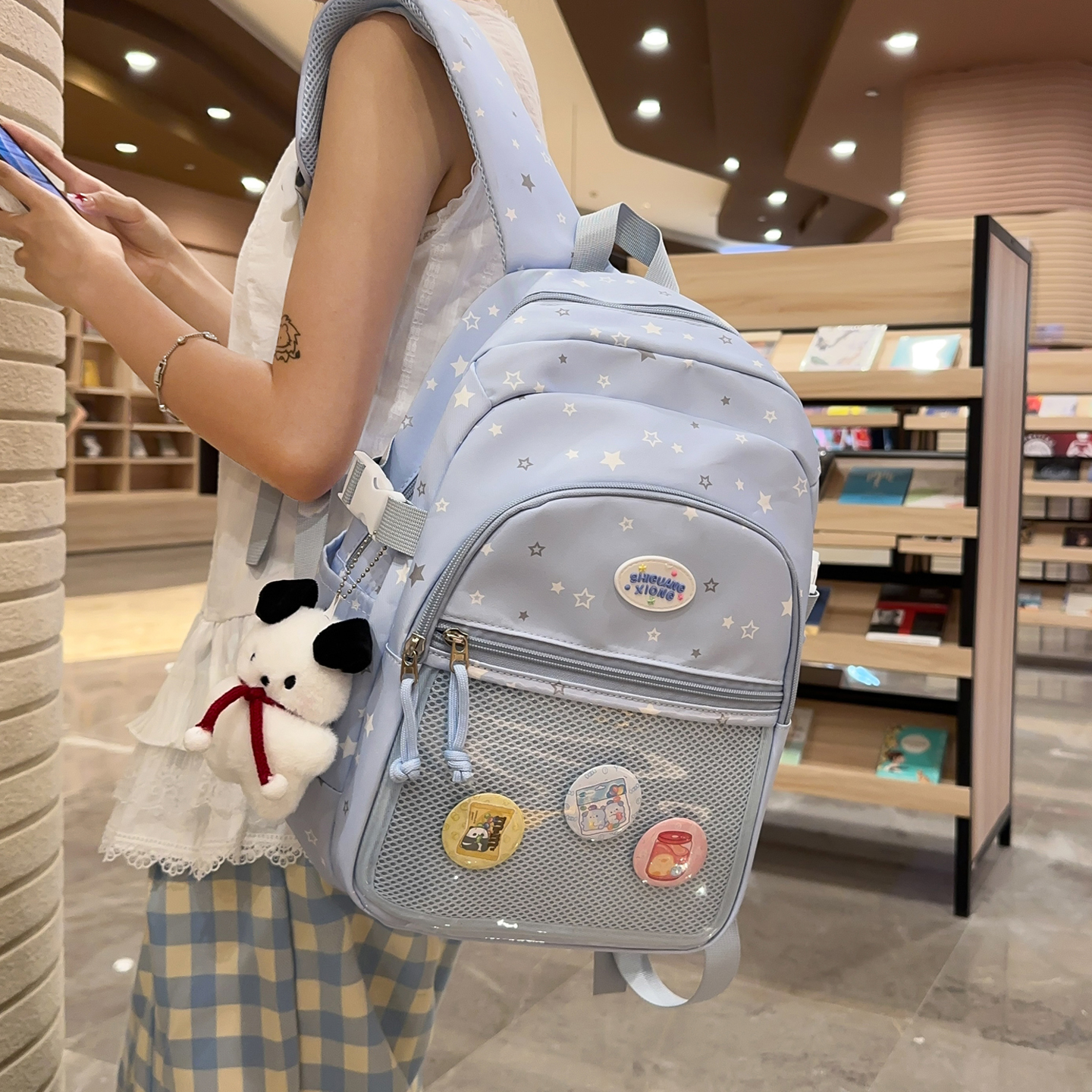 新款可爱高颜值双肩背包