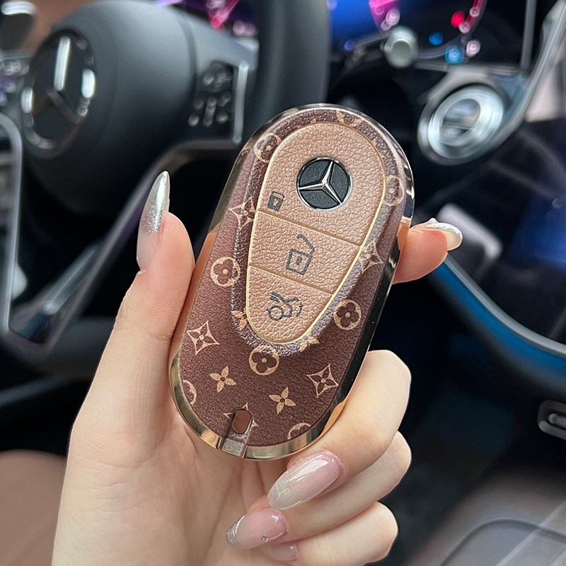 e300l钥匙套c260l车a200l女c200l扣glc gla glb220壳gle350包
