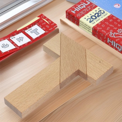 榉木百变四巧板益智玩具幼教教具