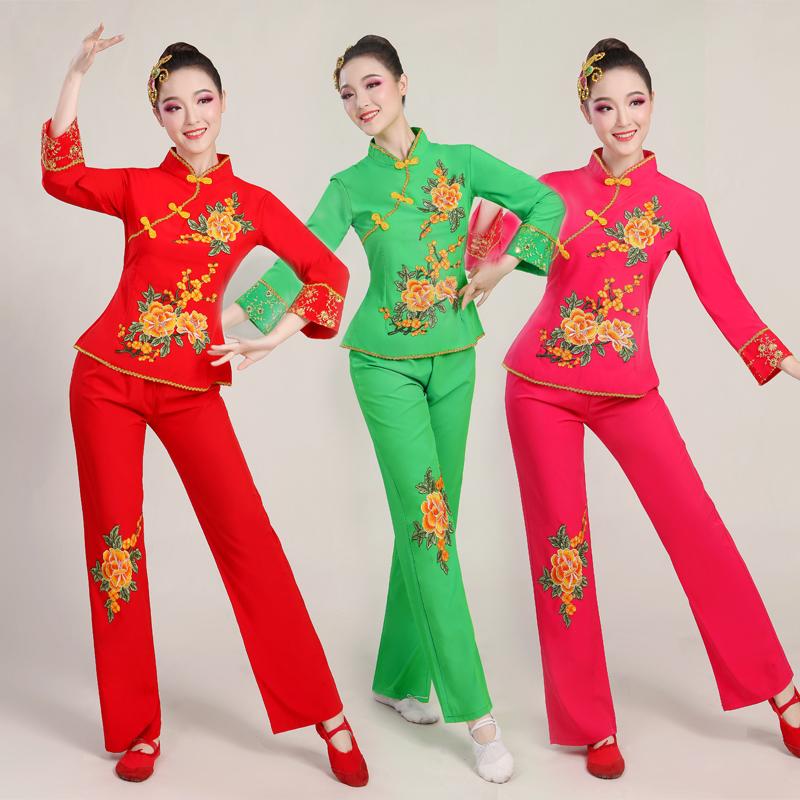 新款喜庆秧歌服中老年服