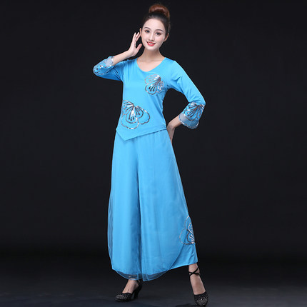 广场舞服装新款套装民族