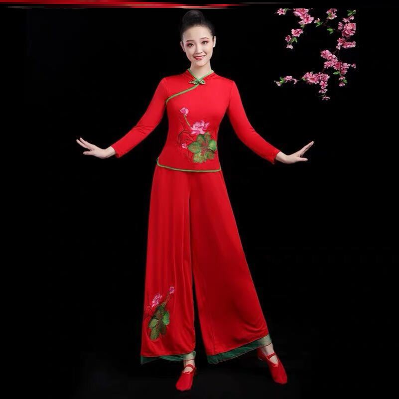 秧歌舞蹈服装演出服20新