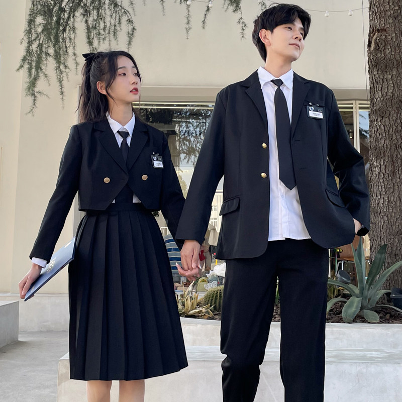 韩版班服学院风初中生日系制服套装高中学生运动会合唱英伦风校服