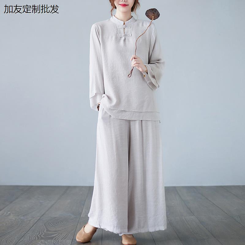 居士服女佛系衣服年轻款