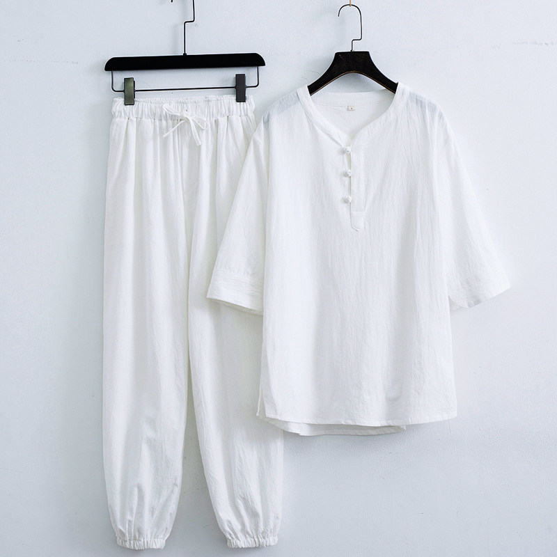 中国风禅服茶服居士服套