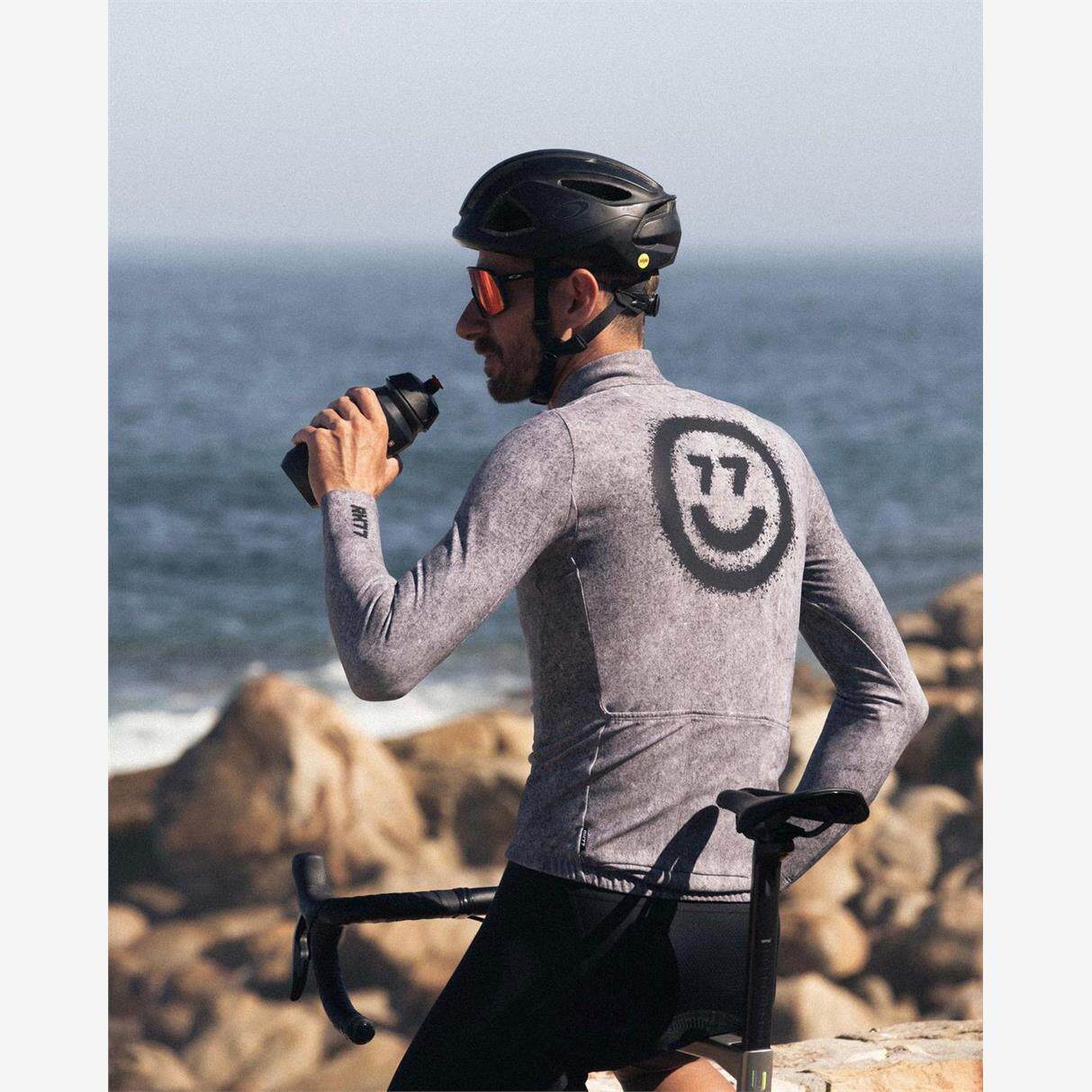 2023新款男女款骑行服长袖背带短长裤公路自行车骑行服舒适牛奶丝