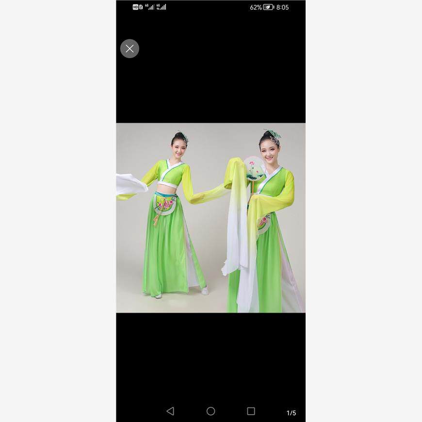 古典舞蹈服女水袖戏服采