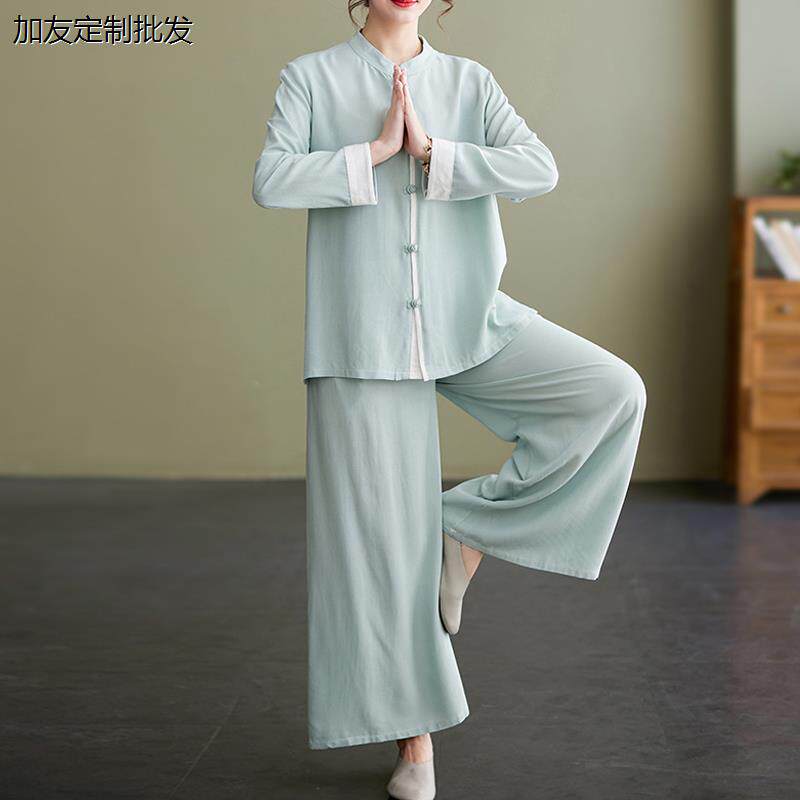 太极唐装练功服中式禅意