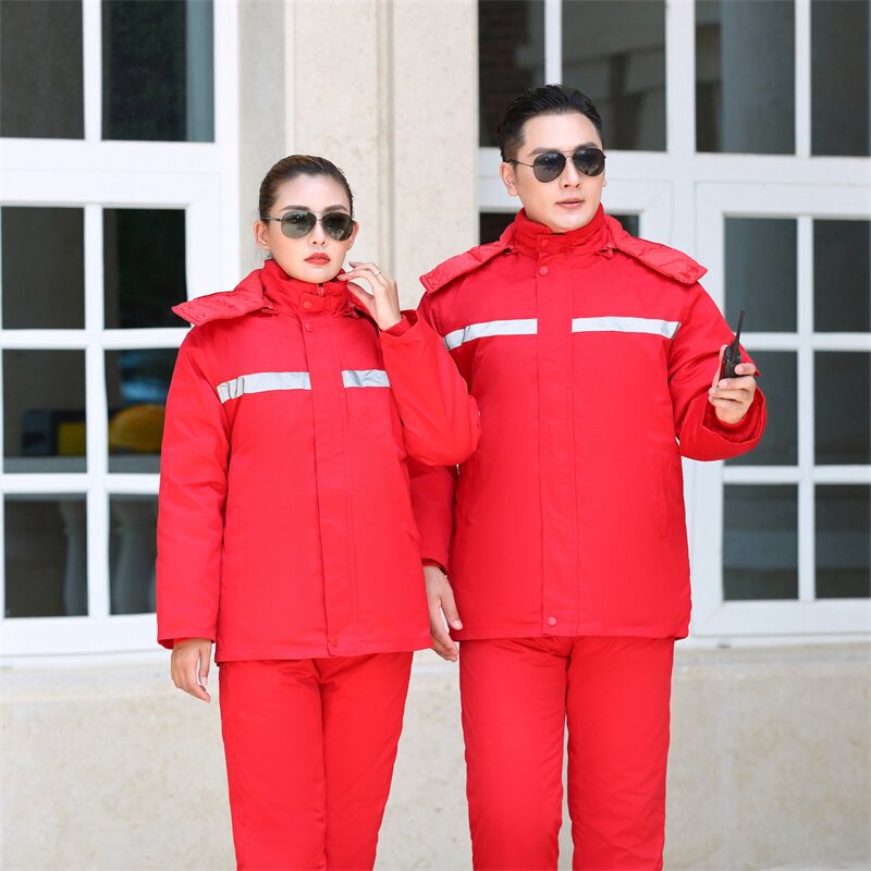冬季防静电工作服棉衣男