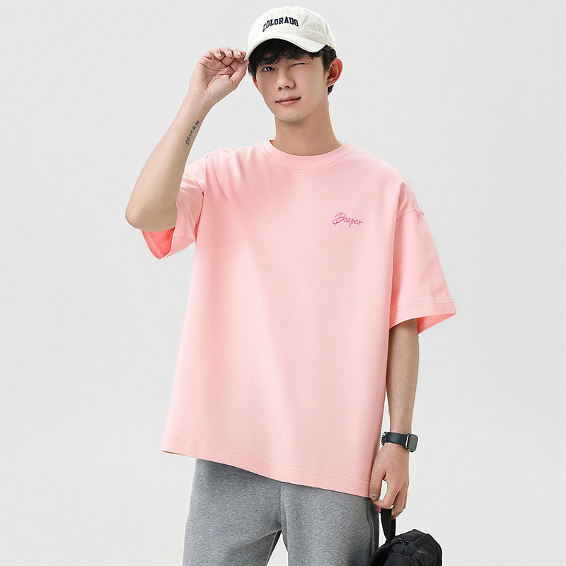 MUXXISS HEART/麦克斯桃心字母印花短袖t恤夏棉防晒抗菌男生上衣图片