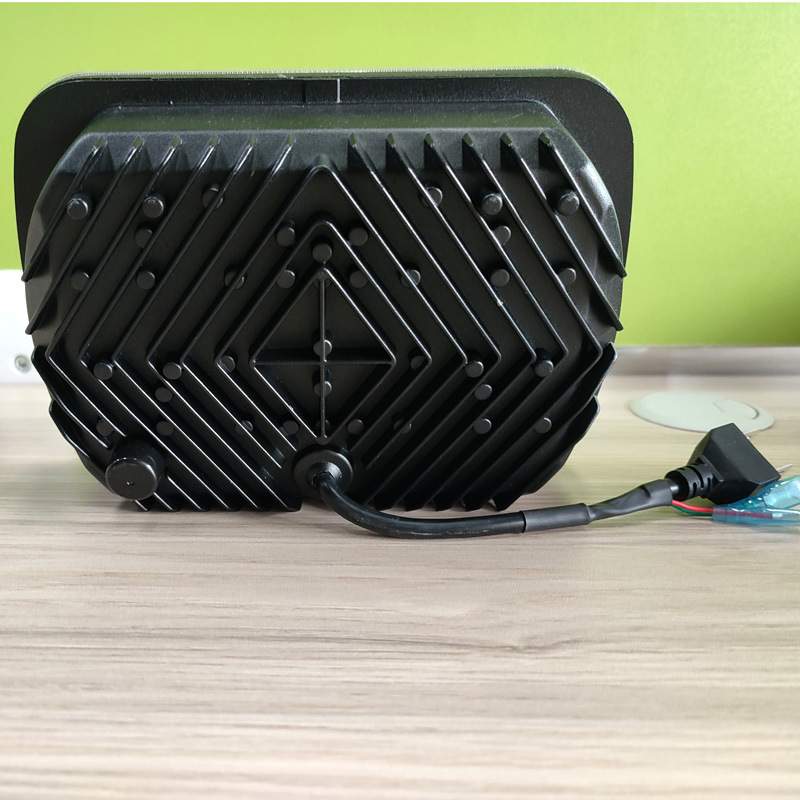 新款牧马人大灯7寸方灯65W led前大灯6x7骷髅头越野车灯改装