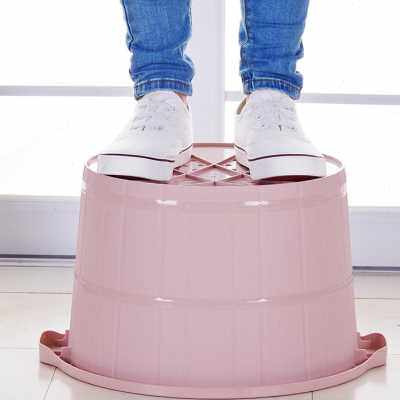 新品plastic watekr bucket feet big winter wash barrel contai