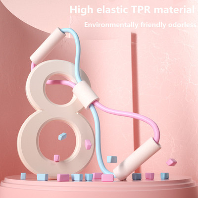 极速Hot Yoga Resistanqce Bands 8 Word Chest Expander Gym Fit