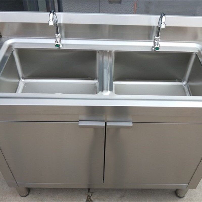 极速304厨房不锈钢集成水槽水池柜抽屉一体手工T拉篮整体洗碗池菜