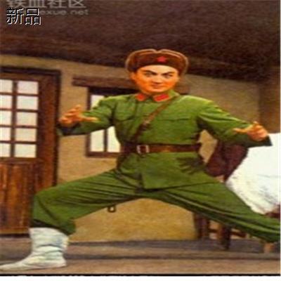 影视京剧智取威虎山儿童成人舞蹈C军装服杨子荣军装小常宝演出服