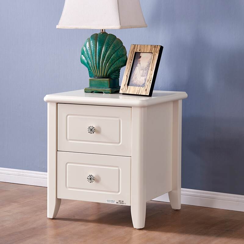 极速掌上明珠家居 田园床s头柜 简约带抽屉斗柜 卧室家具收纳储物