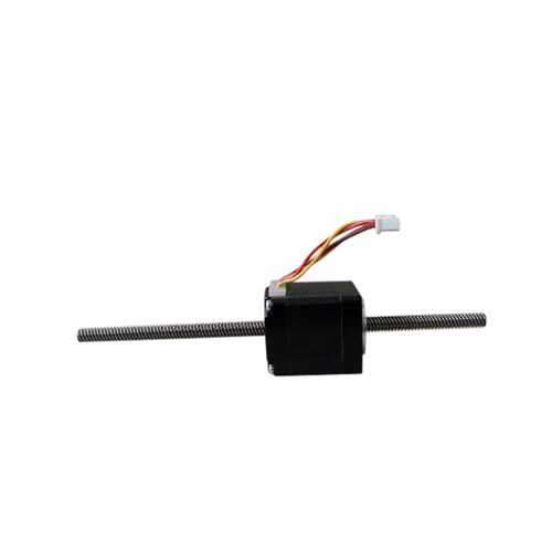 极速新品28贯通电机 导程4.876t8 丝杆长150 NEMA11 贯.通步进电